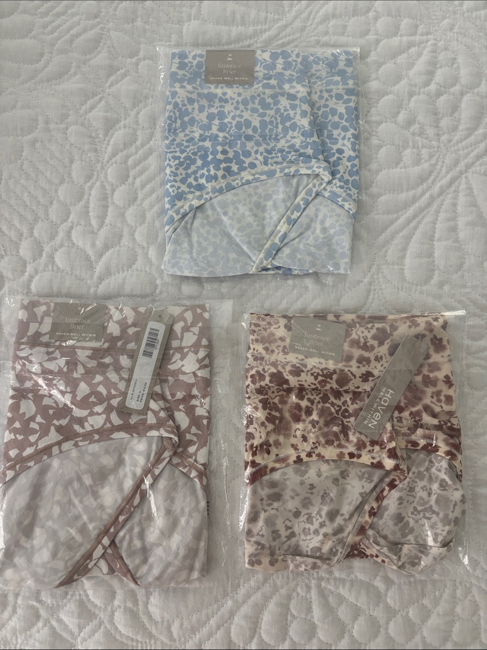 NEW! Haven Embrace High-Waist Panties 3 Pair